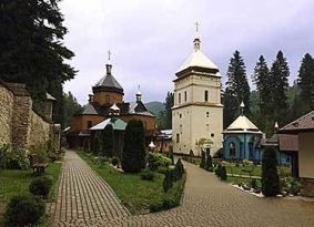 Засновники Манявського скиту преподобні Йов та Феодосій 