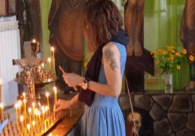 Попереду служби за спочилих (відео)