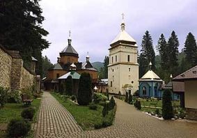 Засновники Манявського скиту преподобні Йов та Феодосій 