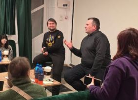 "Кава зі священником" в новому приміщенні в центрі Харкова (фото) "Кава зі священником" в новому приміщенні в центрі Харкова (фото)